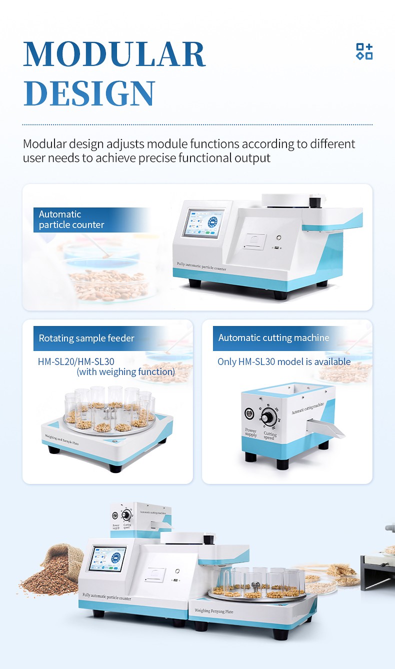 Modular counter rotary sampler and automatic feeder